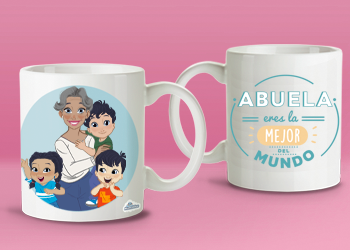 Taza ¡Abuela, eres la mejor del mundo!