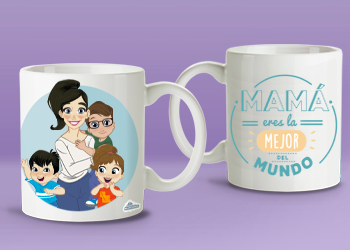Taza “Mamá, ¡eres la mejor del mundo!”