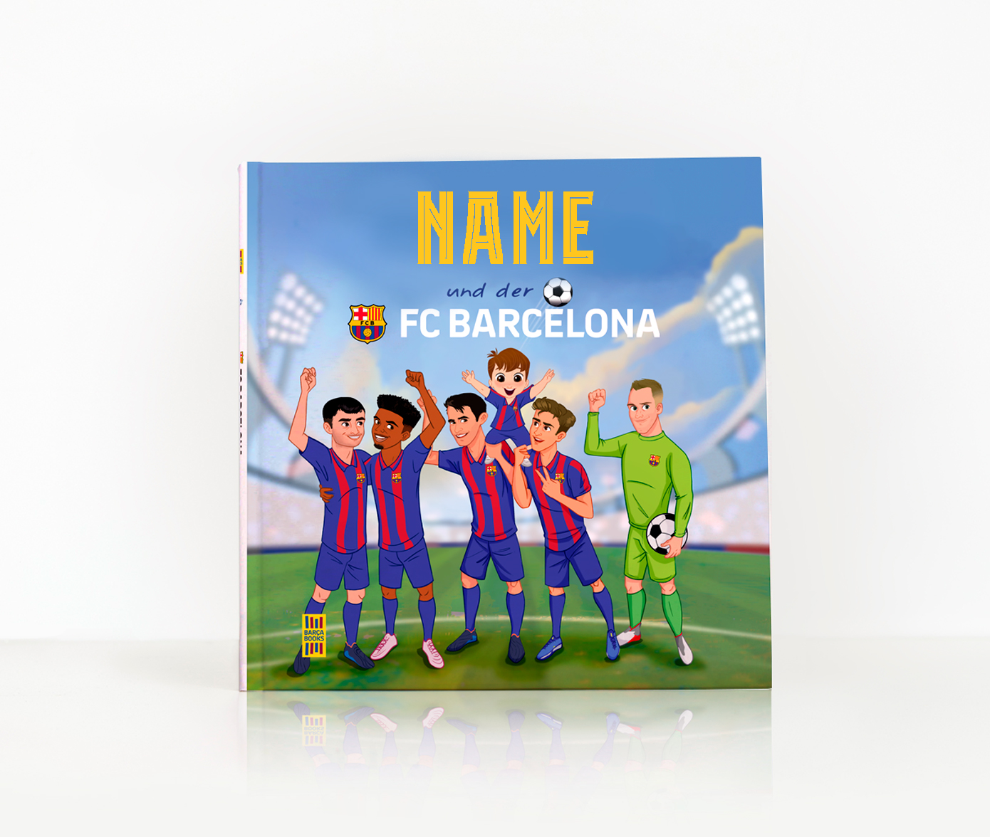 Personalisierte Geschichte über Barça