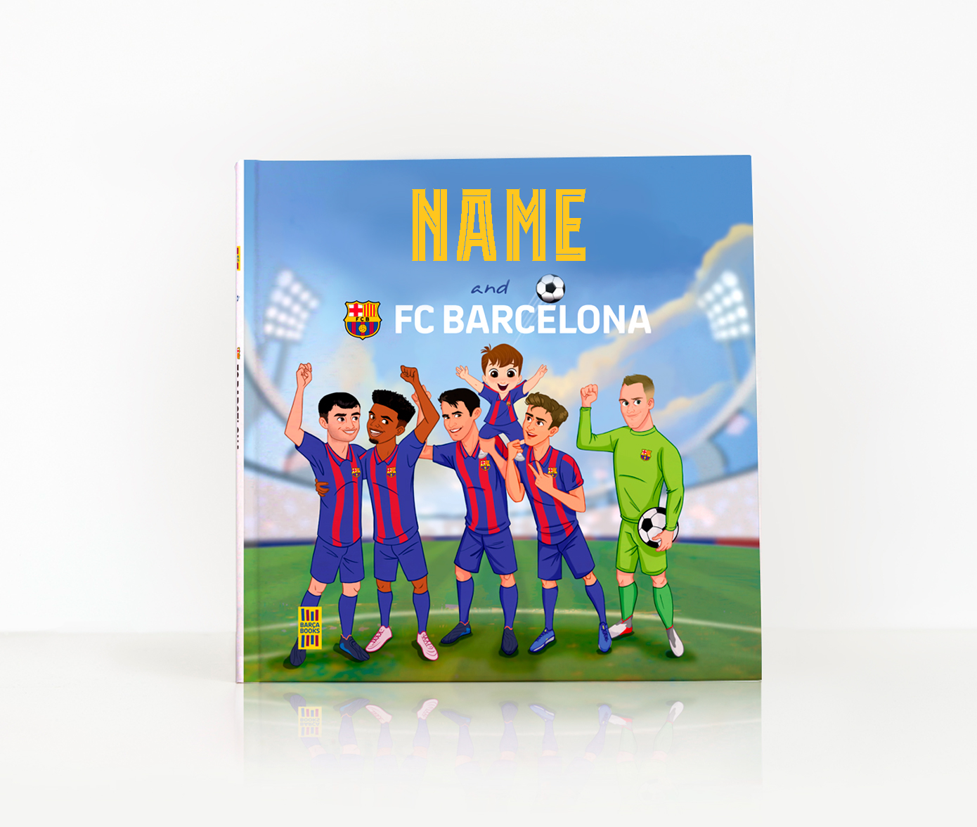 Personalized Barça storybook