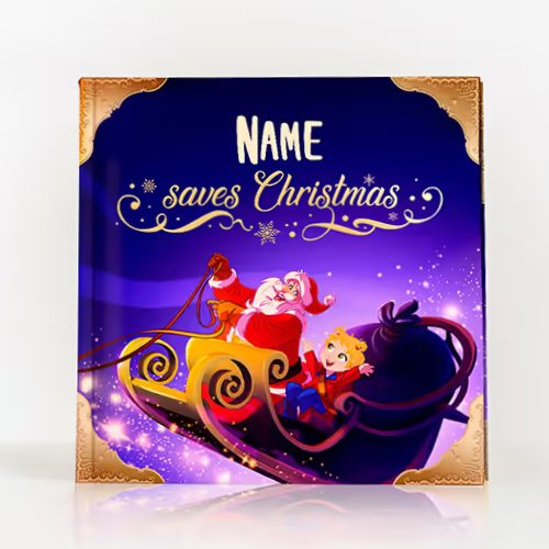 Personalized book with Santa