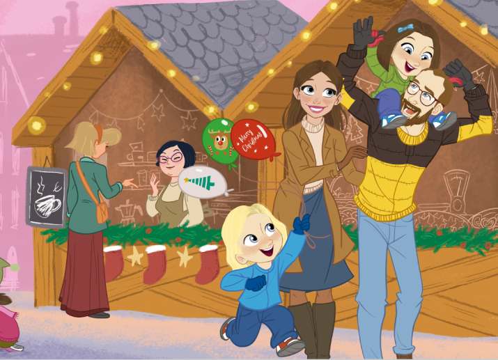 cuento navideño personalizado