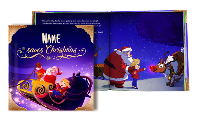 Your little one saves Christmas