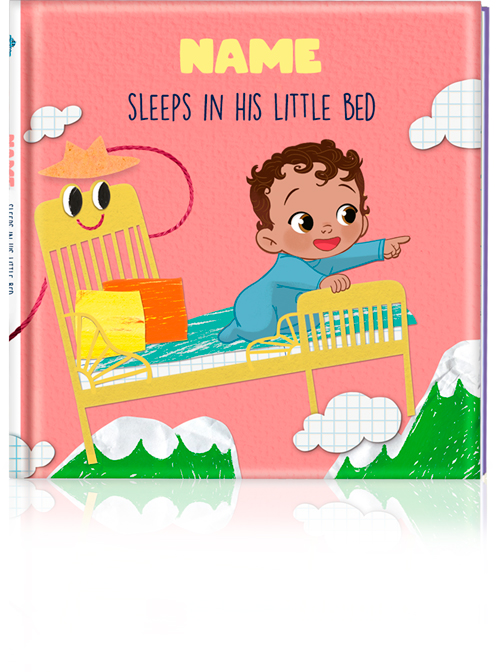 Your little one sleeps in his small bed